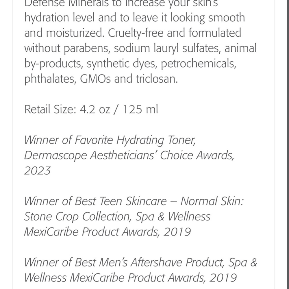 Stone Crop Hydrating Mist - Green - Picture 2 of 6